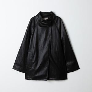 [러브앤쇼] 페이크 레더 롱 자켓 LCFJPJK01