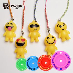 파비온 골프티 분실방지 LED 옐로우바디 골프 티걸이 1개