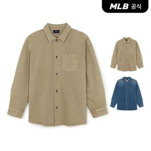 [TWS PICK][MLB공식] 25FW 바시티 빈티지 데님셔츠 (2 COLOR) 3ADRV0254