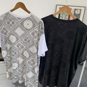 페이즐리 빅사이즈 반팔티 오버 306P522S