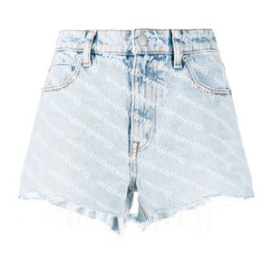 알렉산더왕 데님 숏팬츠 4DC2204781 270 PEBBLE BLEACH