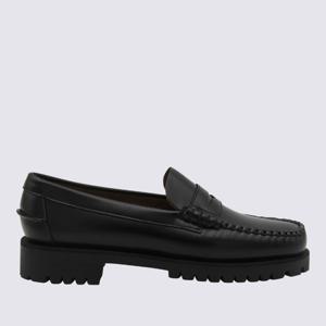 세바고 블랙 가죽 루그 솔 모카신 로퍼 7002IJ0 902