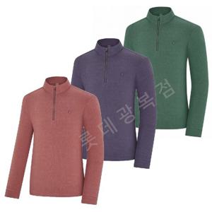 [콜핑]오아스 남성 겨울 스트레치 기모 집업티셔츠 KUT0477M-KP03