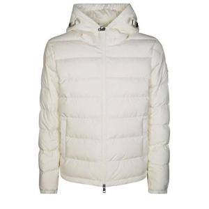 25 FW 몽클레어 Laveraet 라베라에 후드 숏 다운 자켓 화이트 K20911A00228597YW