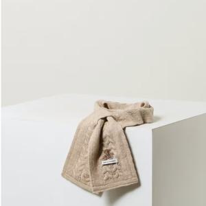 [닥스핸드백] 베이지 캐릭터자수 캐시미어 머플러DBMU5F996I2