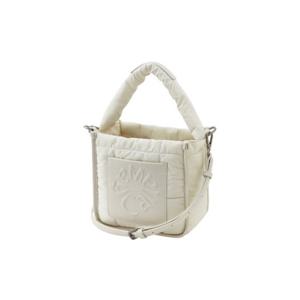 캘러웨이골프가방 PQC CWAB23W612_IV 여성 가죽 패치 패딩 미니 토트백