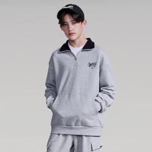 [에꼴리에] 남자 겨울신상 노기모 반집업 맨투맨티(25D0439)