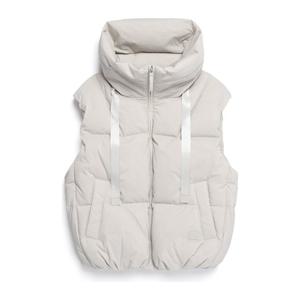 내셔널지오그래픽 N254WDV041 여성 하이넥 덕다운 베스트 L/GREY