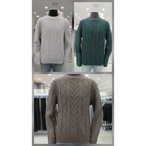 [앤드지]25 F/W 캐쥬얼 모혼방 꽈베기 니트 3종 HZF4ER1203_GN