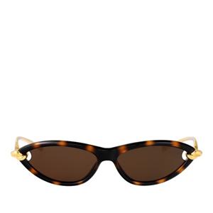 보테가베네타 캣아이 톨토이즈쉘 슬림 템플 선글라스 BV1390S 0