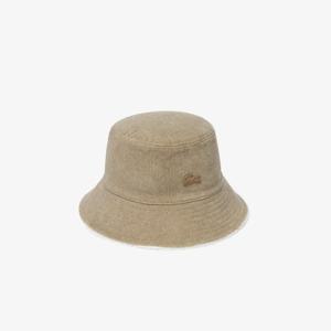 라코스테 공식 공용 리버시블 코듀로이 버킷햇 RK417E-55N 02S