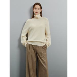 [아이잗컬렉션(피)]엘보 디테일 하이넥 울 풀오버 CRBA1PO321