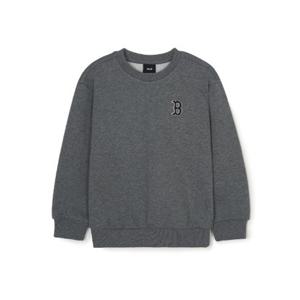 M MLB키즈긴팔티 TQK 7AMTB0446-43MGS 베이직 스몰로고 기모 맨투맨 보스턴 레드삭스