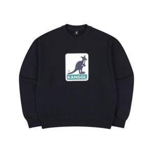 캉골긴팔티 CQK KPFC-RT17390NV 스퀘어 프린트 스웨트셔츠 1739 네이비