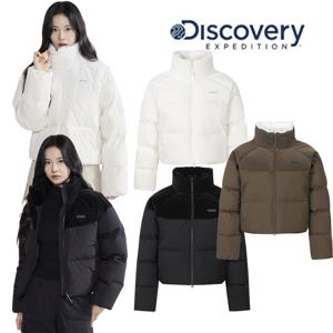 디스커버리 25FW 여성 올리브 크롭 글로우 다운 숏패딩 (DWDJ95056)