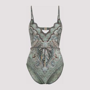 짐머만 스캘럽 엣지 타이 웨이스트 원피스 5755WRS262 TAPESTRY