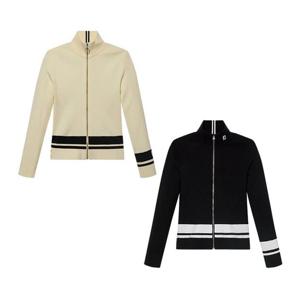 풋조이골프자켓 NQC FLJWK5302 KR 24SS RIBBED KNIT FZ WMN