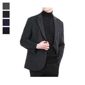 남자 겨울 고급 울 베이직 정장 콤비자켓 LV-COW-12-D그레이