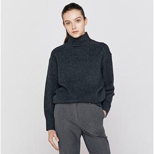 [지오다노] 여성 하프넥 울 긴팔 니트 355921