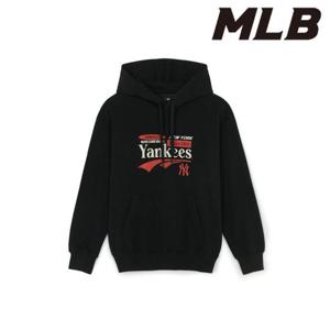 MLB (3AHDV0454-50BKS) 바시티 빈티지 레터 그래픽 후드티