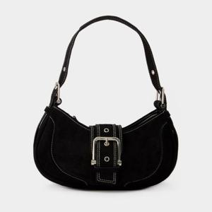 오소이 버클 디테일 브로클 호보백 22FB050_02_01 BLACK