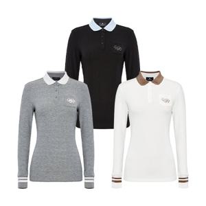 [와이드앵글] 여성 CO 골조직 폴로 티셔츠 L_WWW25251