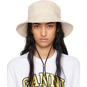 가니 오프 화이트 피셔맨 버킷햇 A6026 242144F015000