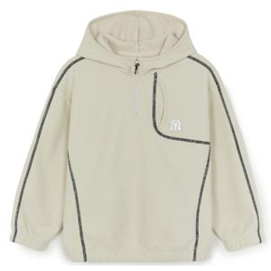 MLB 키즈 아웃도어 와플 반집업 후드 티셔츠(7AHDB1156-50CRS)