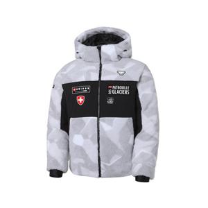 [다이나핏] YUW22146C3 남여공용 브랜드 스폰서쉽 와펜 GLACIER (글래셔)   패딩 플리스 자켓 HJDMJK