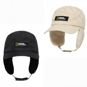 내셔널지오그래픽키즈  (K254KHA060) 퀼팅 귀달이 캡 모자