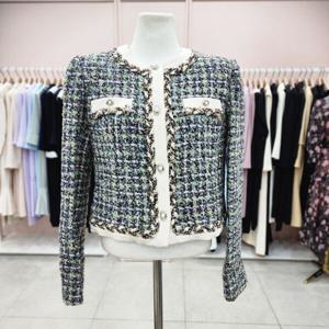 [샤틴]라인배색  트위드 숏쟈켓S244B154A49_JK