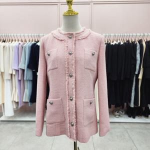 [샤틴]수술라인배색 트위드 슬림쟈켓S244M152A51_JK