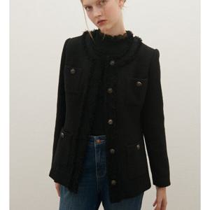 [샤틴]수술라인배색 트위드 슬림쟈켓S244M152A_JK