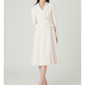 [샤틴]언발카라넥 플리츠 롱 원피스S244M610A06_JK