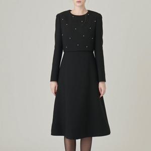 [샤틴]진주장식 플레어 원피스S244M604A_JK