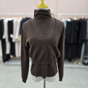 [샤틴]양모 민소매 폴라 레이어드 니트S244H970A32_JK