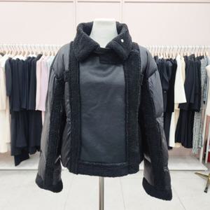 [샤틴]페이크 퍼 배색 덕다운 패딩S244K855A_JK