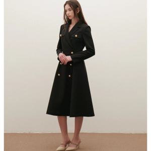 [샤틴]더블버튼 장식 플레어원피스S251M604A_JK