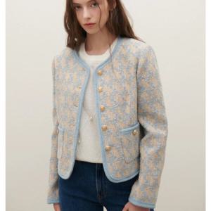 [샤틴]진주라인배색 트위드 숏쟈켓S251C103A21_JK