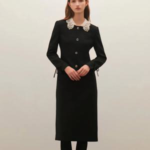 [샤틴]레이스카라 탈,착 머메이드 트위드원피스S254B608A