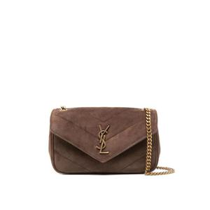 생로랑 루루 로고 패치 미니 크로스 백 8217491U827