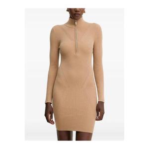 25 FW 게스 지퍼 넥 골지 미니 드레스 W5BK45Z0572 TP444616331