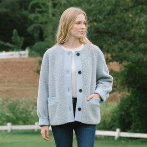 [레코브](3컬러)라운드 버튼무스탕 LC61DYMT502X