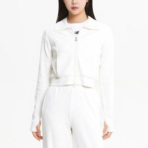 뉴발란스자켓 DQJ NBMDE3W812-64 WOMEN 소프트 골지 카라형 투웨이 집업(SLIM FIT)