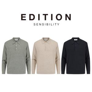[에디션앤드지]25 FW 남자카라니트 허니콤 티에리 스웨터 3종 1택 NNF4ET1991 DR4488