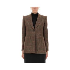 25FW chloe PLAID 울 TAILORED 자켓 25AVE5309793C