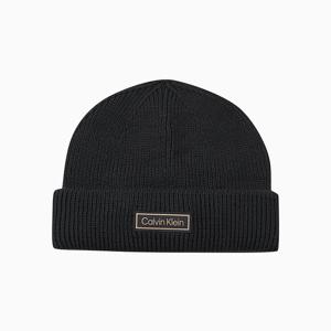 [캘빈클라인 진](4D8058G-UB1)남녀공용 로고 패치 도커 비니