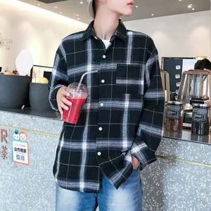 여성남방셔츠 남자상의 체크남방 캐주얼 셔츠 패션룩 데일리룩