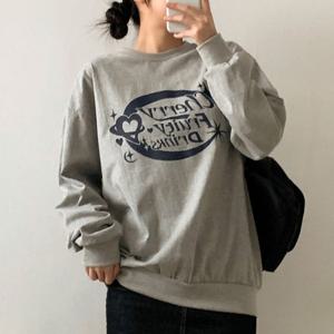 나야홍 / 아이우먼 체리드링크쭈리맨투맨 ALV221M511 빅사이즈