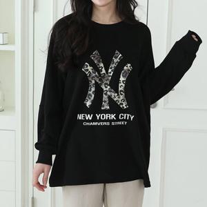 나야홍 / 빅사이즈 511 호피프린팅오버맨투맨 DLIV236